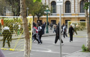 dia del peaton - pedestrian day , La Paz