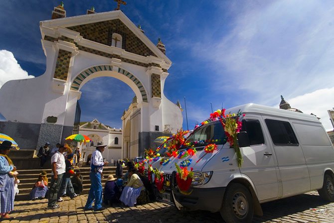 Copacabana Church Blessing Ceremony Bolivia Copacabana Church Blessing Ceremony Bolivia