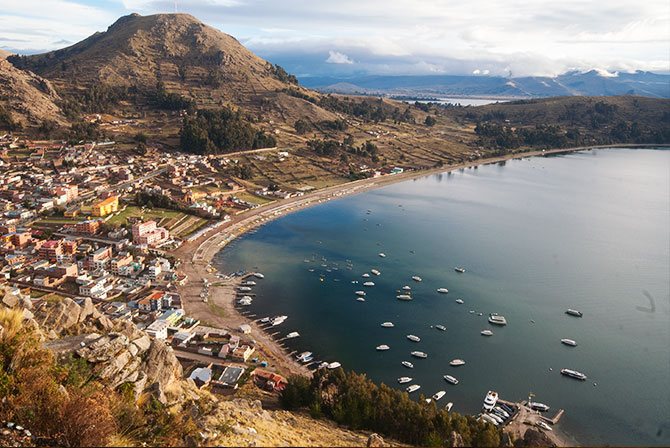 Copacabana Lake Titicaca Bolivia Copacabana Lake Titicaca Bolivia