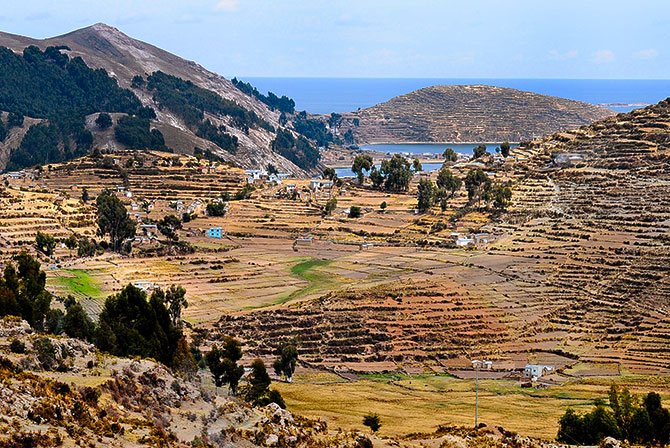 Isla de Sol - Island of the Sun - Lake Titicaca Isla de Sol - Island of the Sun - Lake Titicaca
